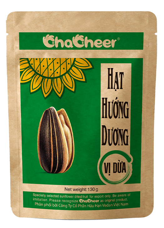 ChaCheer sunflower seeds coconut flavor