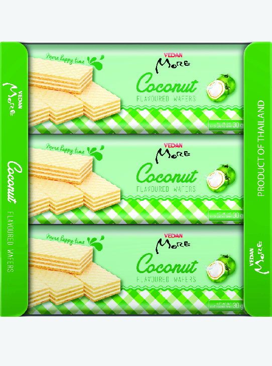 Vedan More Coconut Flavoured Wafers