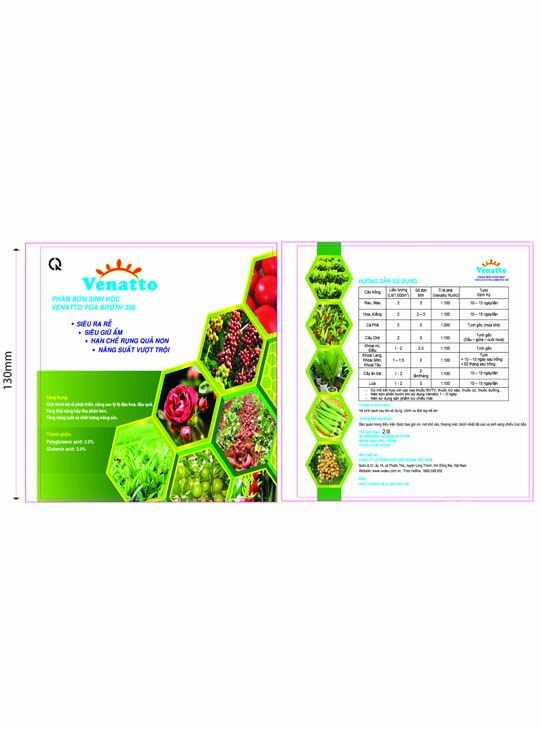Venatto polyglutamic acid broth