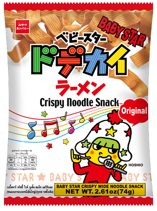 Baby Star Crispy Wide Noodle Snack – Original