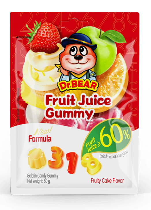 Dr. Bear Fruity Cake Flavor Gummy