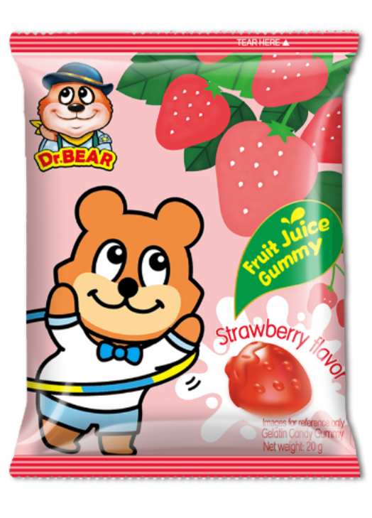 Dr. Bear Strawberry Flavor Gummy
