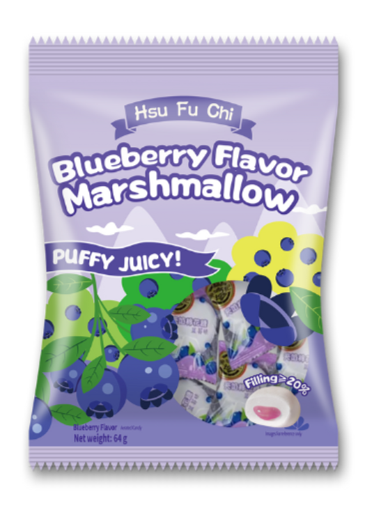 Hsu Fu Chi Blueberry Flavor Marshmallow