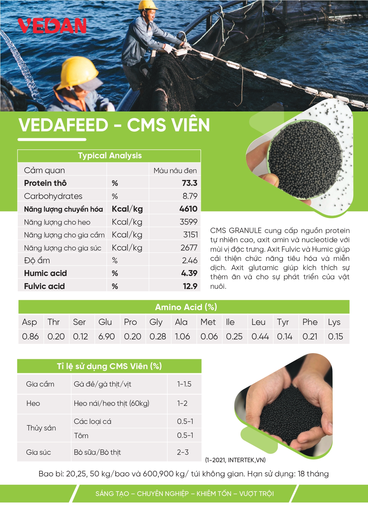 VEDAFEED CMS VIÊN