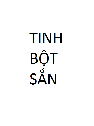 Tinh bột sắn