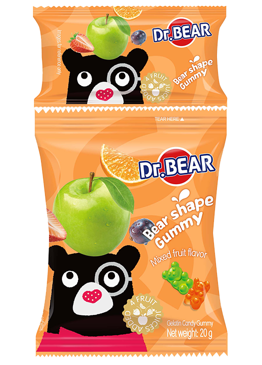 DR.BEAR Mixed Fruit Flavor Bear Shape Gummy
