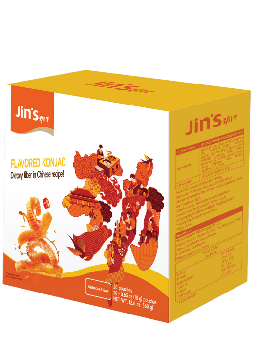 Jin’s Jinzai Flavored Konjac BBQ Flavor