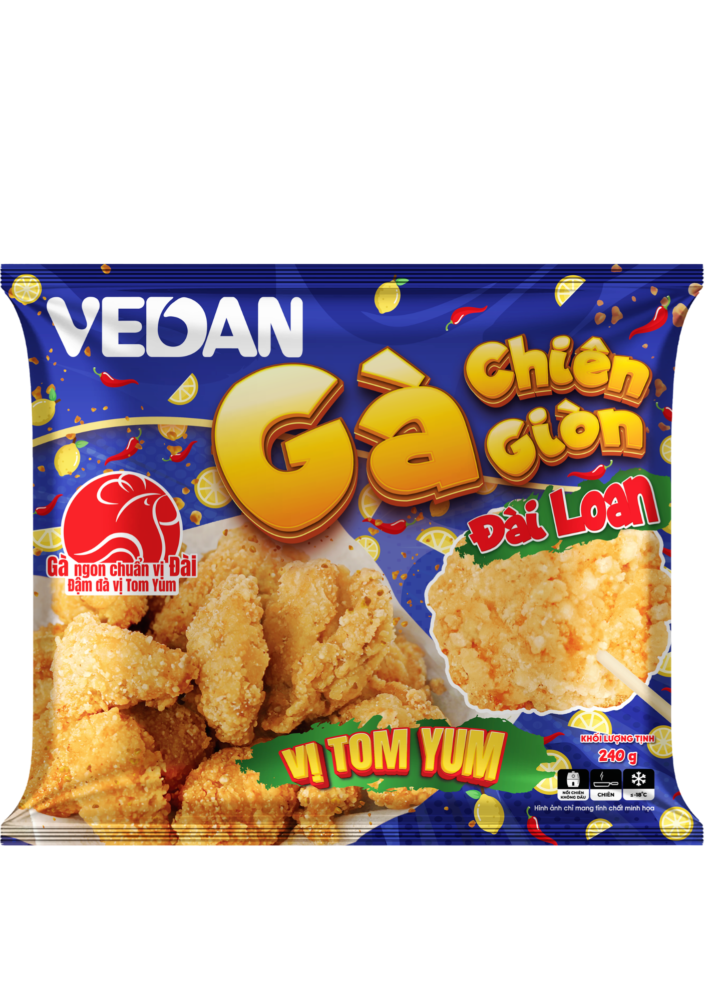 Gà Chiên Giòn Đài Loan Vị Tom Yum